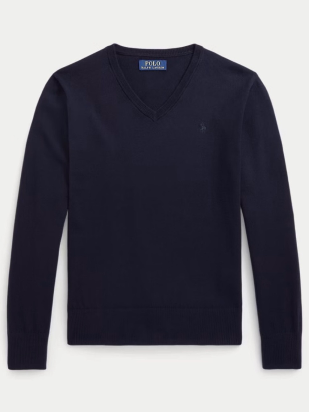 Polo by Ralph Lauren Men's XLT V-Neck Sweater - Navy